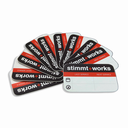 Oil Change Reminder Stickers