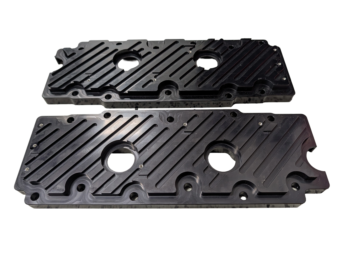 Porsche 911 Twin-Plug Lower Valve Cover Set (Anodize Blem)