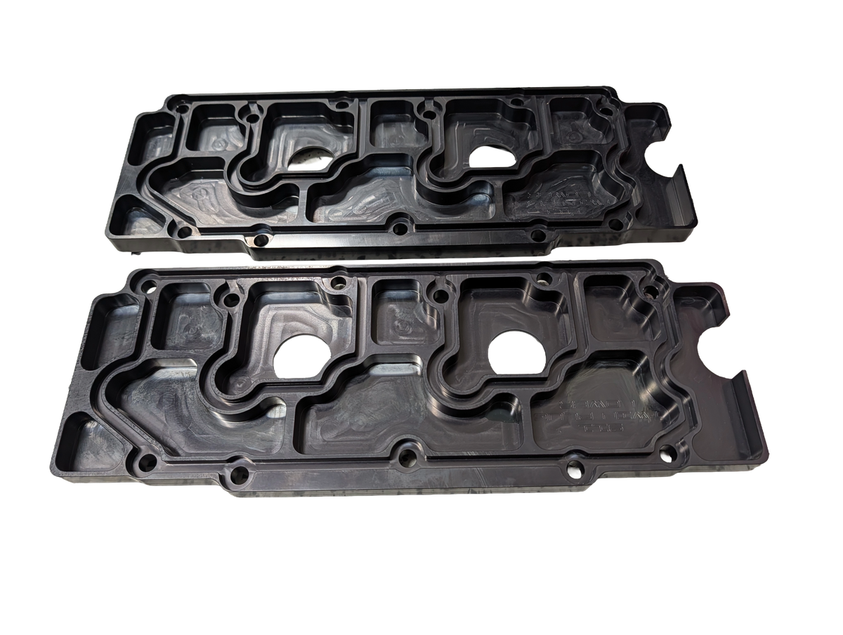 Porsche 911 Twin-Plug Lower Valve Cover Set (Anodize Blem)