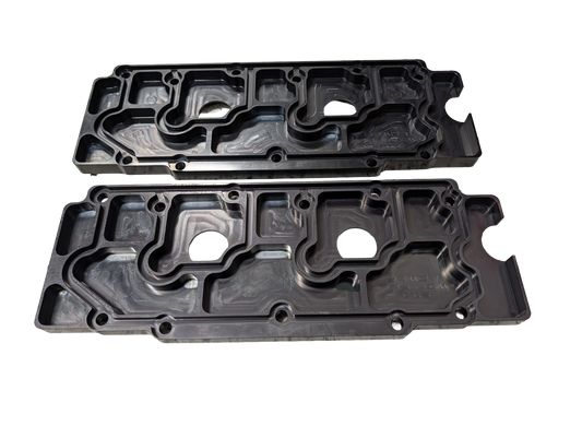 Porsche 911 Twin-Plug Lower Valve Cover Set (Anodize Blem)